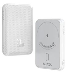 SHAZA 5.000 mAh Magsafe Taşınabilir Şarj Cihazı Gri