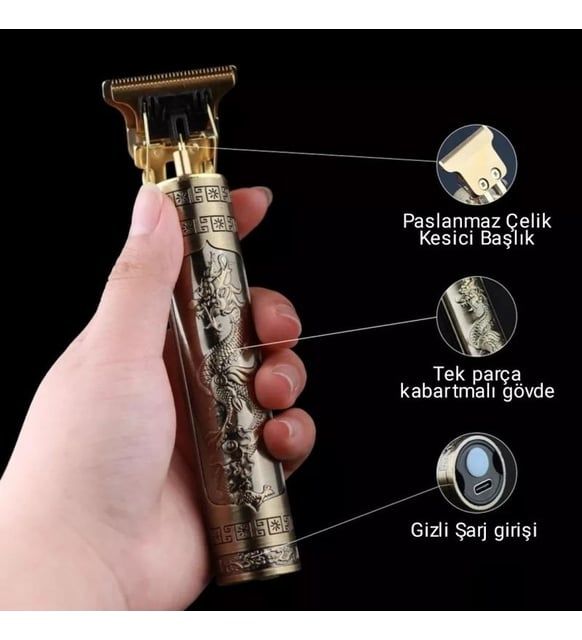 Vıntage T9 Sarjlı Sac Sakal Kesme Makinesi