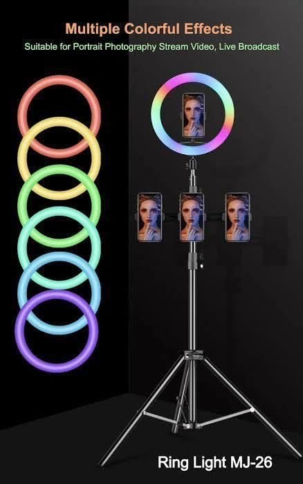 MJ-26 LED TRİPOD RGB RİNG LİGHT