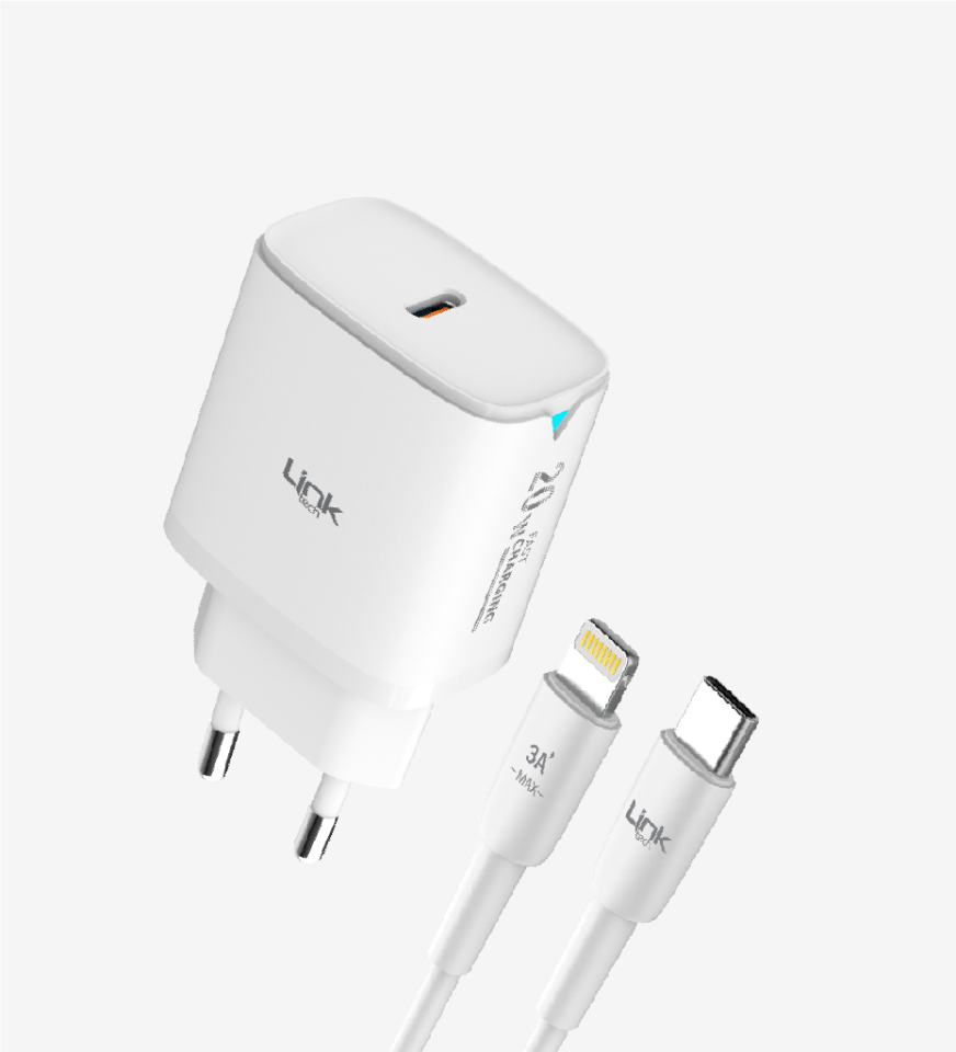 Linktech 20W lightning Hızlı Sarj seti C308