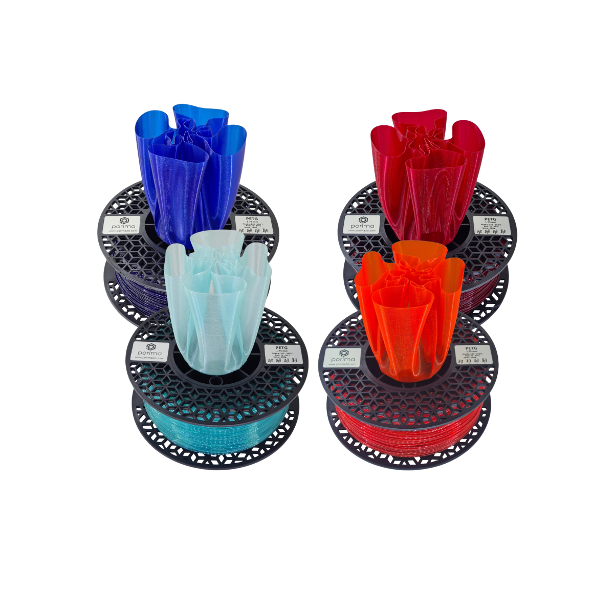 Porima PETG Transparan Filament 1KG