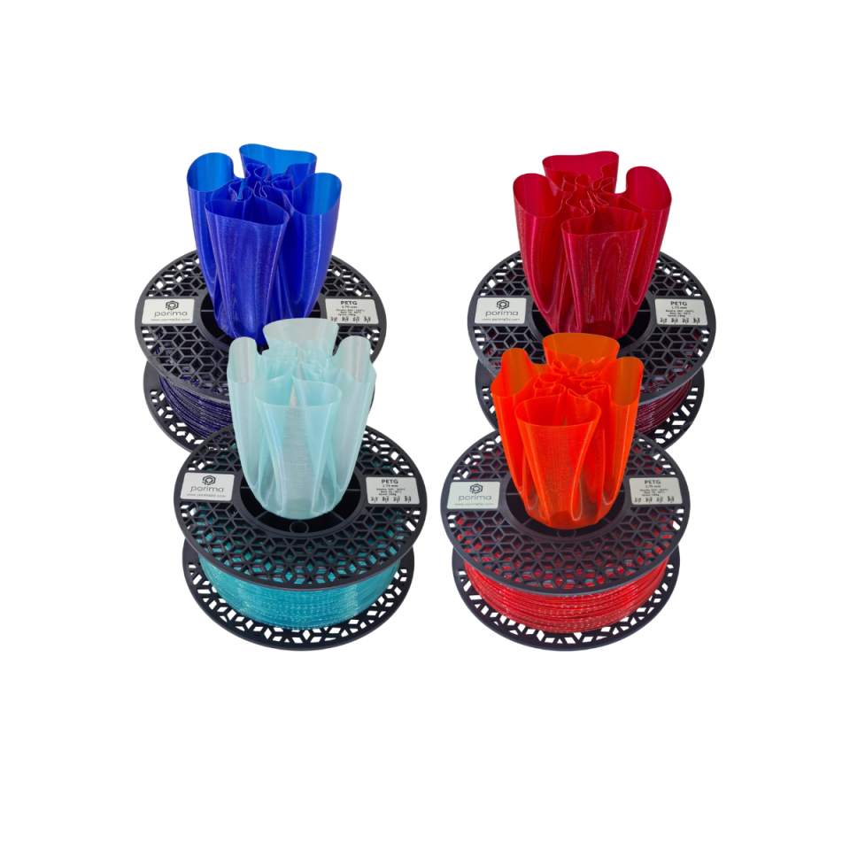 Porima PETG Transparan Filament 1KG