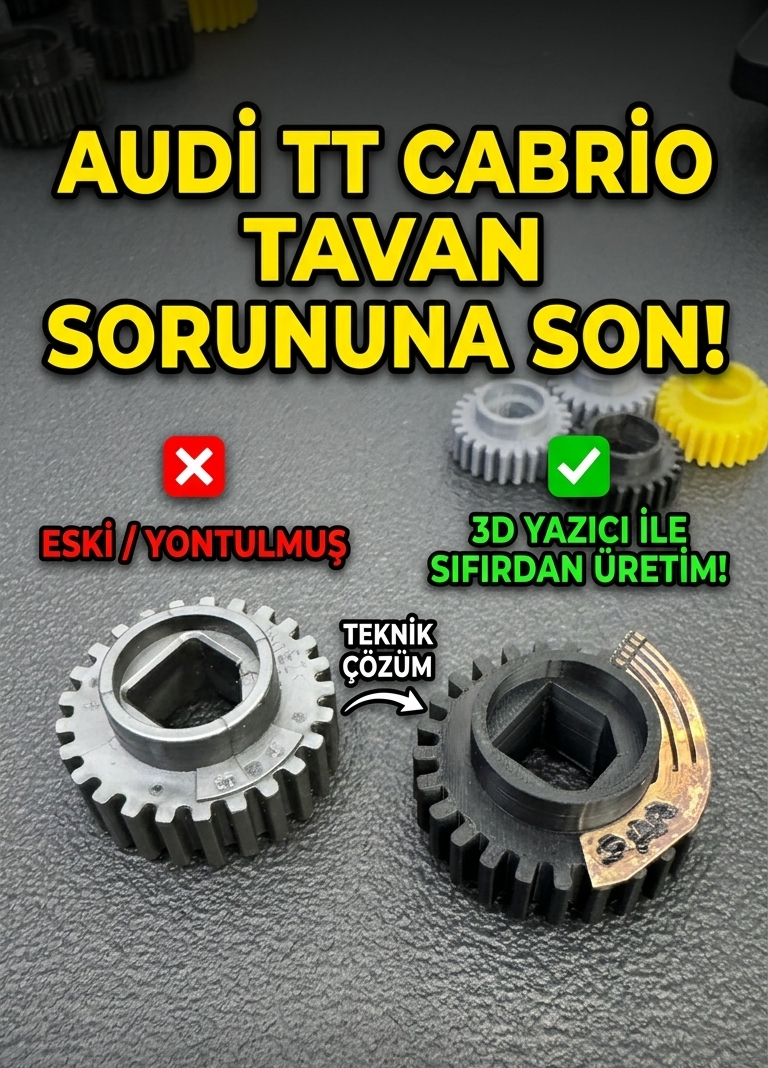 Audi tt cabrio dişli roadster roof Flap Servo