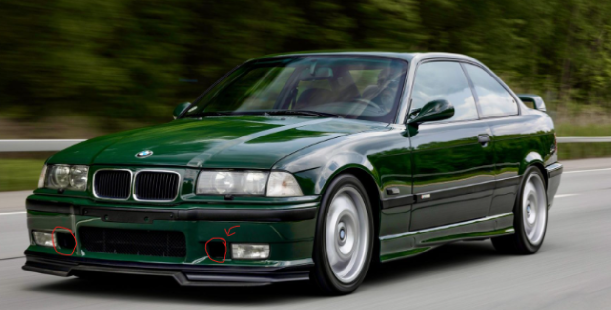 Bmw E36 küçük hava girişi (fren)