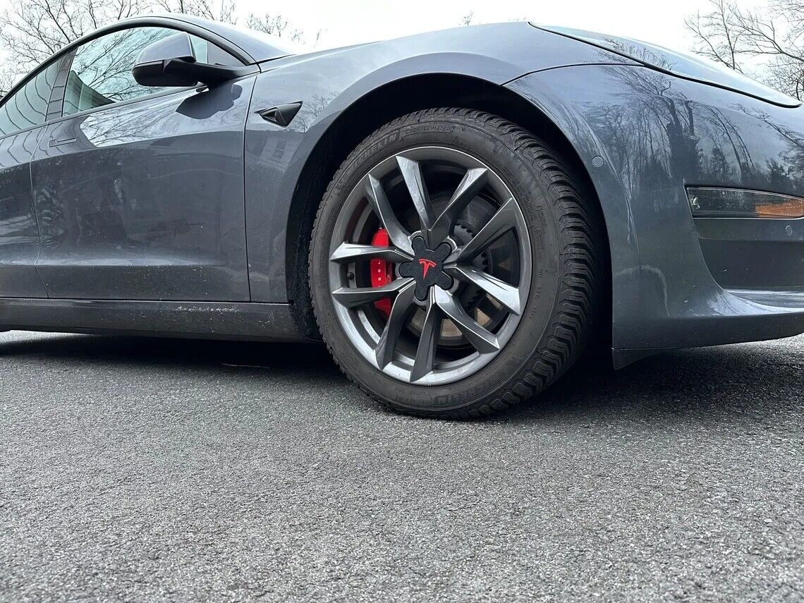 Tesla Model 3 Model Y Jant Kapağı Seti (Logolu)